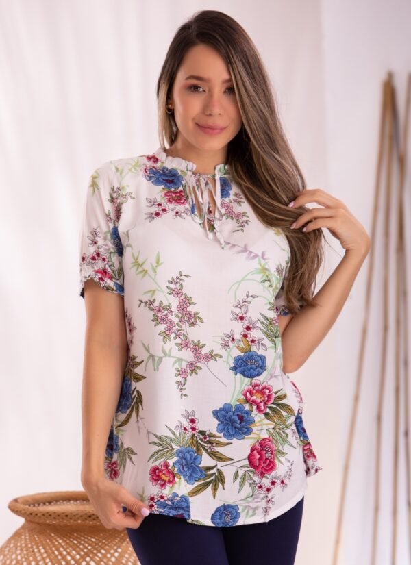 blusa-camiseta-materna-flores-saraisa